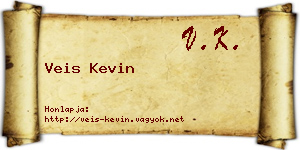 Veis Kevin névjegykártya